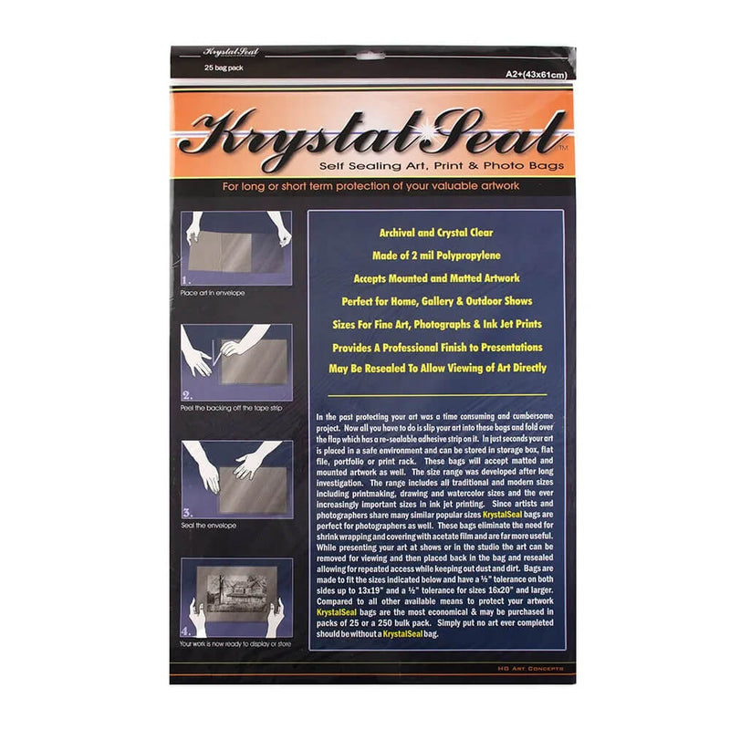 Krystal Seal Sleeves (25 Pack)